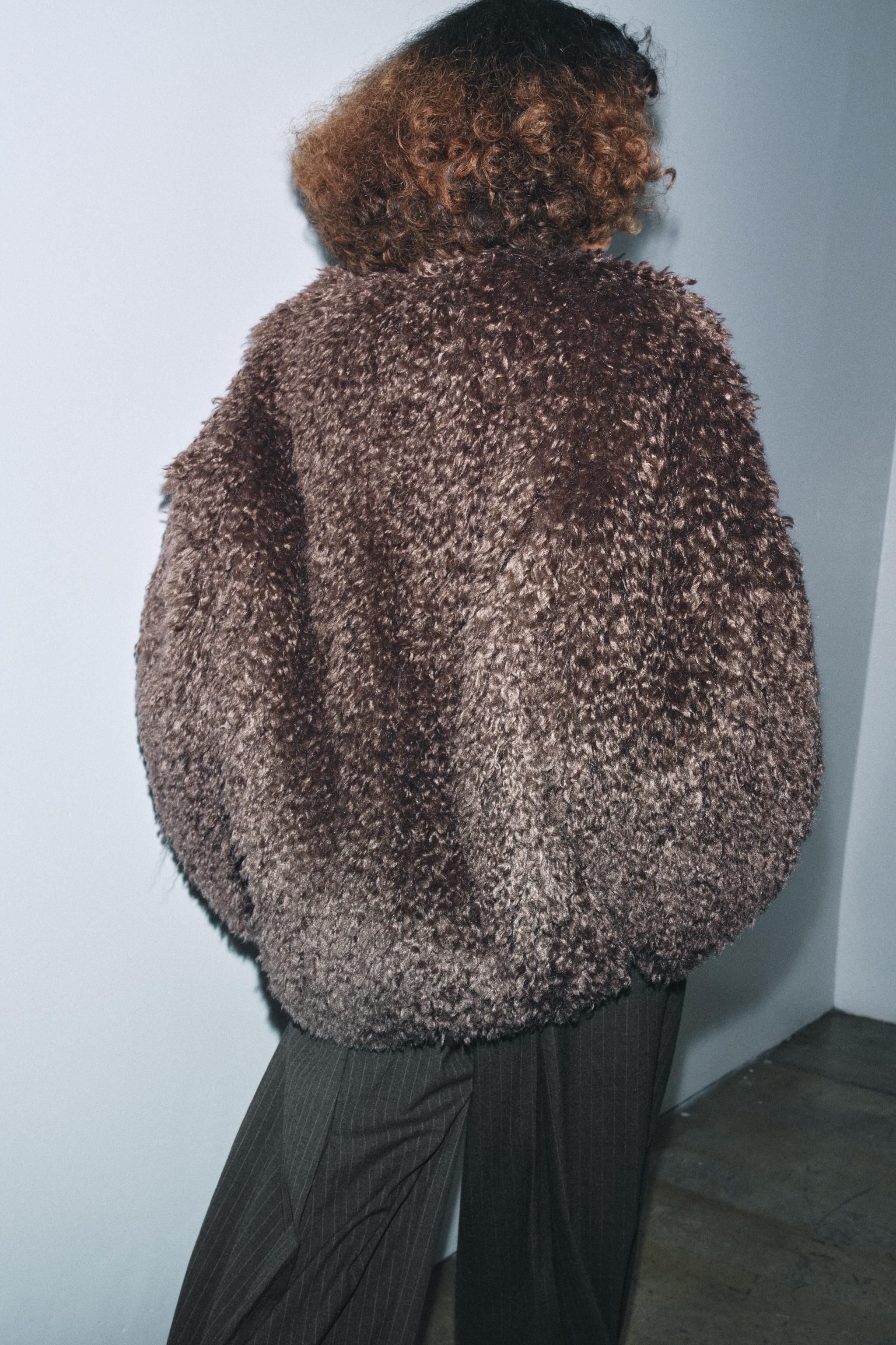 ZW COLLECTION FAUX FUR COAT